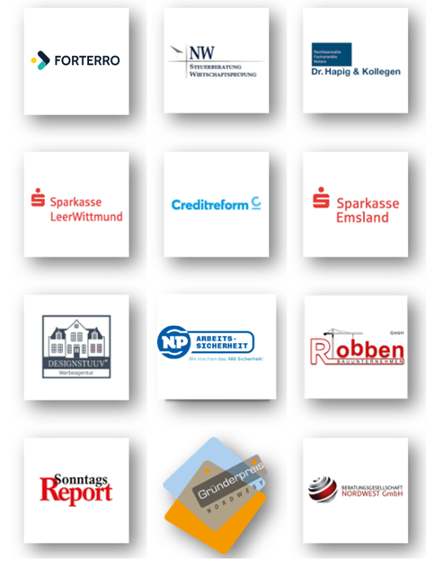 Gründerpreis Nordwest Sponsorentafel 2025